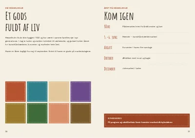 Side 30–31 af Program og udstillerliste for kunsthåndværkermarked – 32 sider