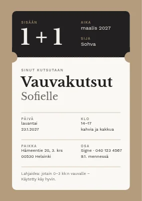 Vauvakutsut Nørrebrolla — lippu