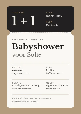 Babyshower op Nørrebro — ticket