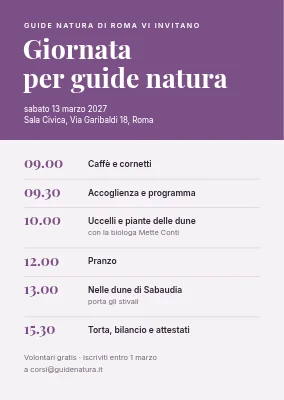 Giornata di corso a Thisted — invito con programma