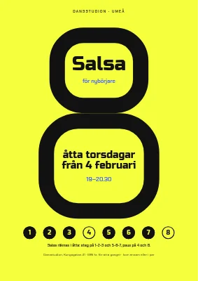 Salsa för nybörjare — den jättestora åttan