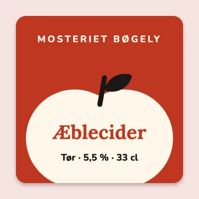 Cider med stort æble