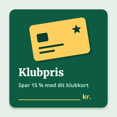 Klubpris med medlemskort
