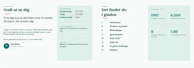 Side 2–3 af Informationsbrochure for tandklinik – 16 sider