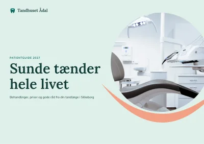 Informationsbrochure for tandklinik – 16 sider
