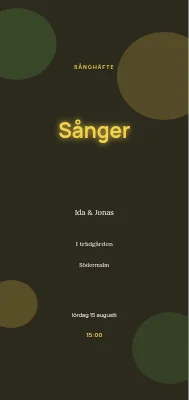 Sångbok — Ida och Jonas, København