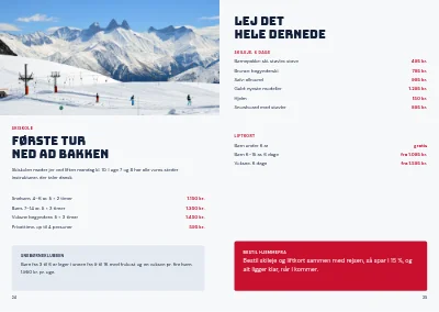 Side 24–25 af Katalog for skirejser – 32 sider