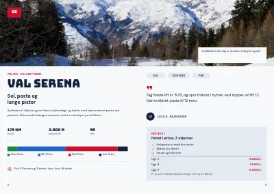 Side 8–9 af Katalog for skirejser – 32 sider