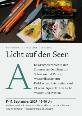 Vernissage — Aquarelle