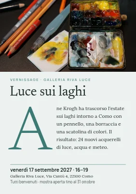 Vernissage — acquerelli