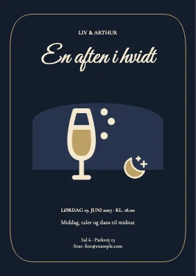 En aften i hvidt
