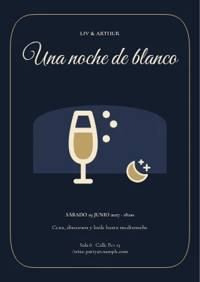 Una velada de blanco