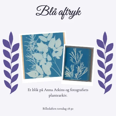 Blå aftryk · Botanisk brev
