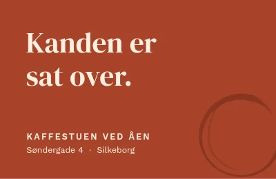 Kanden er sat over
