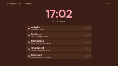 Seite 2 von Freiwilligengewinnung — Bildschirm-Helfer