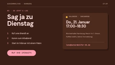 Seite 7 von Freiwilligengewinnung — Bildschirm-Helfer