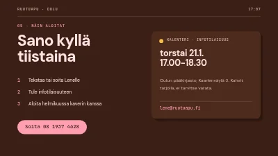 Sivu 7 – Vapaaehtoisten rekrytointi — seulonta-avustajat