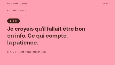 Page 6 de Recrutement de bénévoles — aides pour les projections