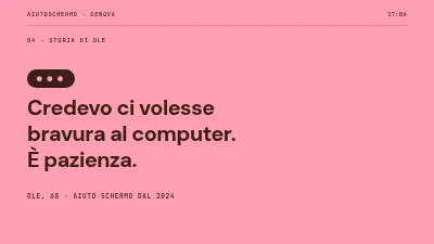 Pagina 6 di Reclutamento volontari — aiutanti agli schermi