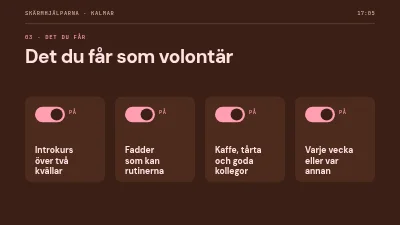 Sida 5 av Volontärrekrytering — skärmhjälpare