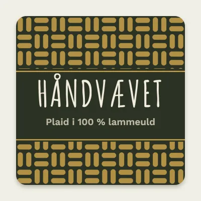Håndvævet plaid