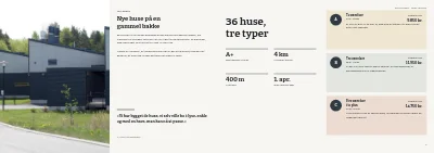 Side 2–3 af Udlejningsbrochure for nye lejeboliger – 16 sider