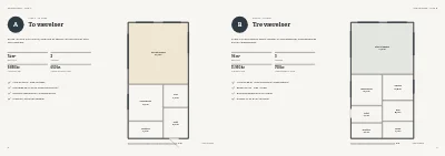 Side 6–7 af Udlejningsbrochure for nye lejeboliger – 16 sider