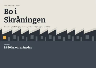 Udlejningsbrochure for nye lejeboliger – 16 sider