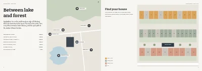 Pages 4–5 of Letting brochure for new rental homes – 16 pages