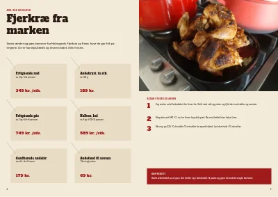 Side 4–5 af Julekatalog med bestilling for slagter – 12 sider