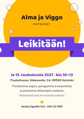 Leikkitreffit — tule leikkimään