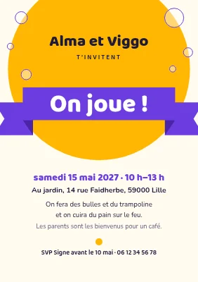 Après-midi jeux — venez jouer