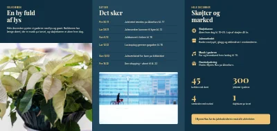 Side 2 af Jul i byen: aktiviteter