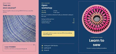 Sewing workshop textile courses