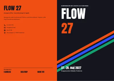 Omslag af Konferenceprogram for branchekonference – 48 sider