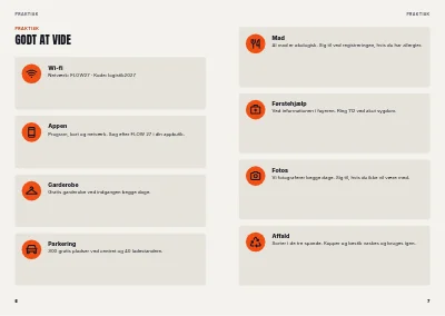 Side 6–7 af Konferenceprogram for branchekonference – 48 sider