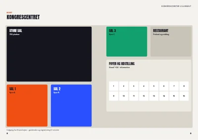 Side 8–9 af Konferenceprogram for branchekonference – 48 sider