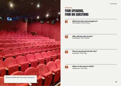 Pages 26–27 of Programme for an industry conference – 48 pages