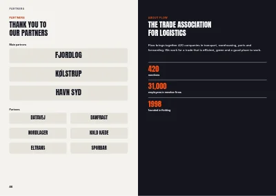 Pages 44–45 of Programme for an industry conference – 48 pages