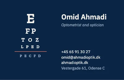 Eye chart