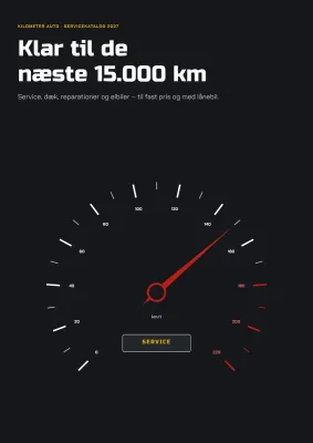 Servicekatalog for autoværksted – 16 sider