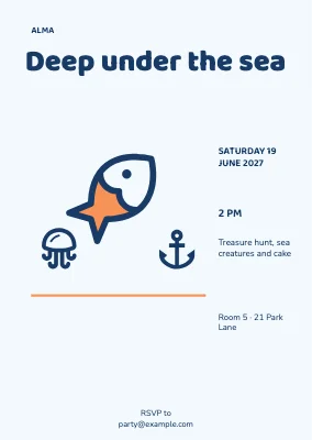 Deep under the sea