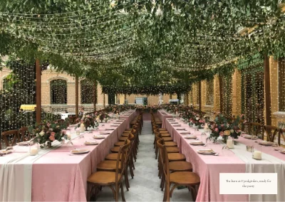 Pages 18–19 of Wedding programme with songs and seating plan – 24 pages