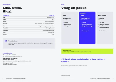 Side 6–7 af Produktlancering for teknologi-startup – 8 sider