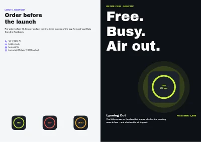 غلاف Product launch for a tech start-up – 8 pages