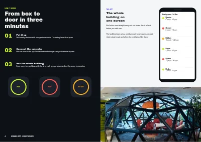 الصفحات 4–5 من Product launch for a tech start-up – 8 pages