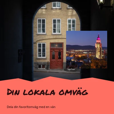 Din lokala avstickare · essä i klippt papper