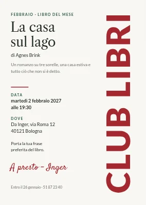 Club del libro a Haderslev — libro del mese