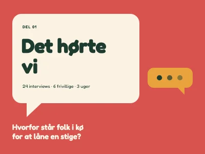 Side 3 af Servicedesign — projektpræsentation