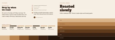 Cover of Coffee catalogue for a coffee roastery – 12 pages